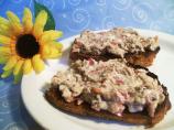 Herbed Cream Cheese Bruschetta on Baguette Toasts