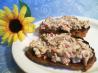 Herbed Cream Cheese Bruschetta on Baguette Toasts. Recipe by HopeJohnJP