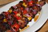 Oriental Shrimp & Steak Kabobs. Recipe by TasteTester