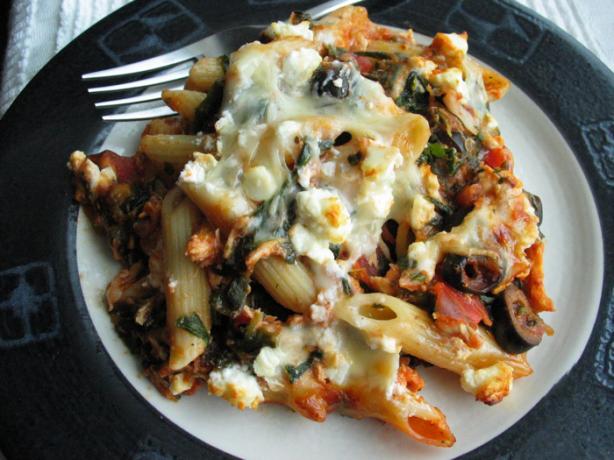 Greek Pasta Bake. Photo by flower7