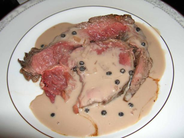 Beef Tenderloin Au Poivre (Incredible Sauce). Photo by mersaydees
