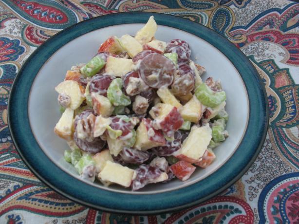 Auntie M's Apple & Grape Salad. Photo by Chicagoland Chef du Jour