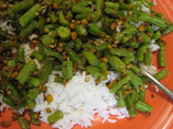 Masala Beans Poriyal. Photo by hisfavoritemavis