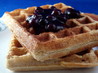 Cornmeal Sourdough Waffles. Recipe by PaulaG