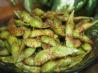 Keiko's Spicy Dynamite Edamame. Recipe by Dr. Jenny