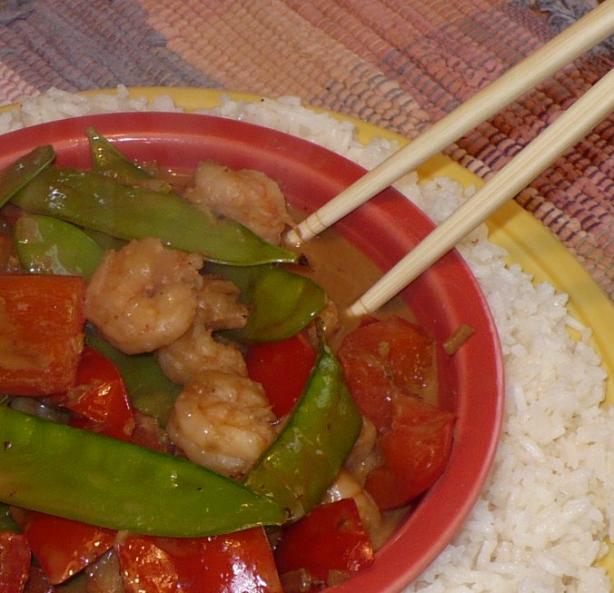 Spicy Shrimp Stir-Fry. Photo by QueenBee49444