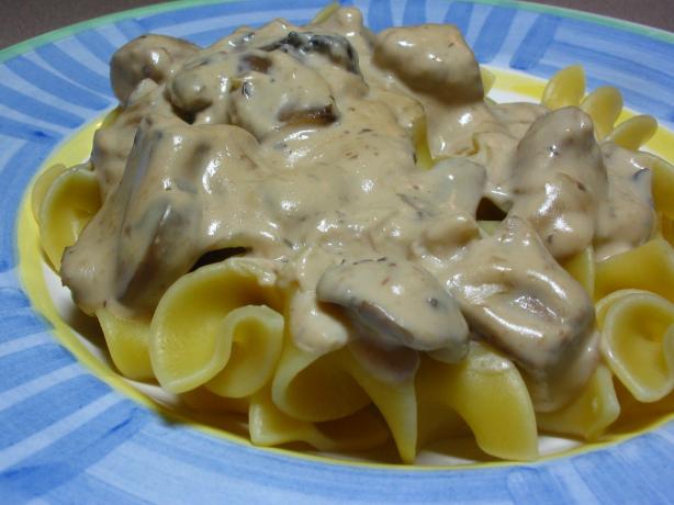 Garlic Beef Stroganoff. Photo by Breezytoo