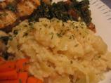 Lazy Garlic Parmesan Risotto