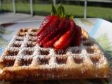 Cardamom Sour Cream Waffles