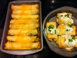 Oven-Fried Chicken Chimichangas. Photo by skeletori