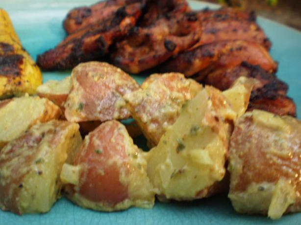 Warm Potato Salad, Low Fat. Photo by breezermom