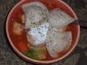 Paprika Chicken Stew With Potato Pierogies. Recipe by TasteTester