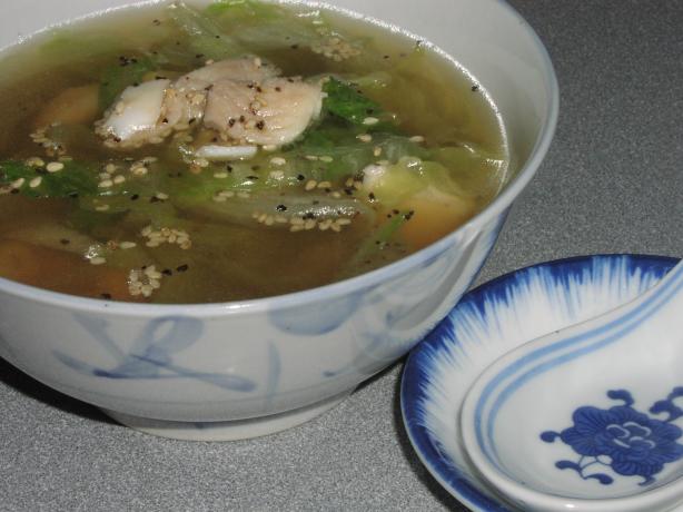 Chinese Fish and Lettuce Soup. Photo by TeresaS