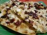 Lavash Pizza With Hummus, Feta and Sun-Dried Tomatoes. Recipe by Oolala