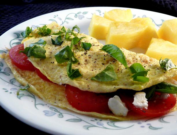 Light Italian Feta Omelet. Photo by PaulaG