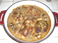 Breaded/Baked Mushroom Pork Chops