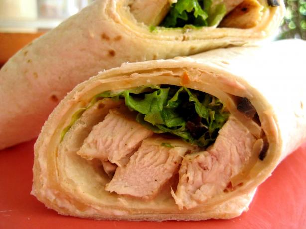 Salsa Chicken Wraps. Photo by gailanng