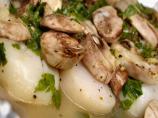 Grilled Scallops and Mushrooms in Foil Packets