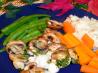 Grilled Scallops and Mushrooms in Foil Packets