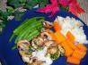Grilled Scallops and Mushrooms in Foil Packets