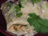 Roasted Poblano and Chicken Enchiladas With Sour Cream Sauce