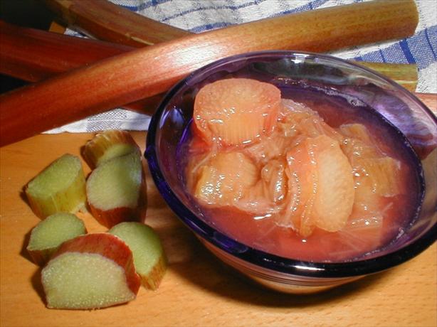 Stewed Rhubarb. Photo by Heather Sullivan