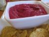 Beetroot and Horseradish Dip. Recipe by Chickee