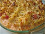 Baked Macaroni and Cheese with Stewed Tomatoes