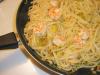 Shrimp and Leek Linguine in White Wine Sauce. Recipe by dicentra