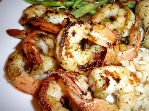 Prawns (Shrimp) on the Barbie Aussie Style. Photo by Bergy
