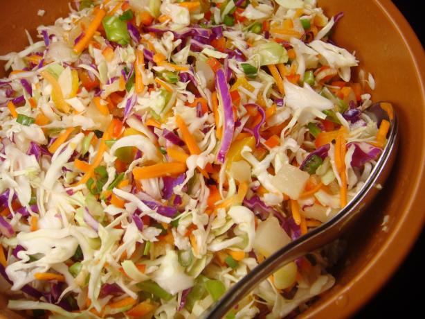 Crisp Coleslaw Confetti Salad. Photo by Lori Mama