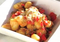 Gnocchi With Red Pepper & Rosemary Sauce