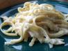 Creamy Baked Asiago-Gouda Fettuccine