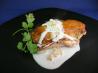 Stuffed Chicken Breast in a White Wine Cream Sauce. Recipe by Brisket in Roses