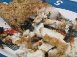 Pecan Crusted  Chicken Florentine