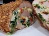 Spinach-Artichoke Stuffed Pecan Crusted Chicken Breasts