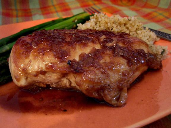 Orange Raspberry Chicken. Photo by justcallmetoni