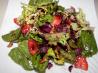 Strawberry Spinach Salad W/Raspberry-Key Lime Vinaigrette