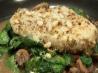Garlic Mushroom Wine Sauced Chicken and Spinach S