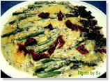 Asparagus With Lemon-Basil Gouda Cheese Sauce