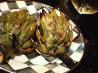 Grilled Drunken Artichokes. Recipe by Maito