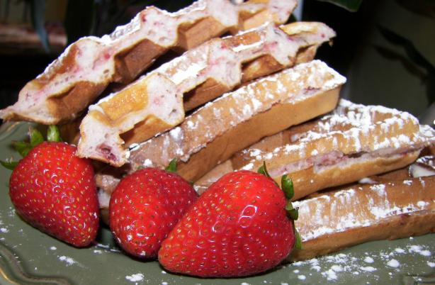 Raspberry Pecan Waffles. Photo by Baby Kato