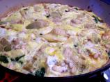 Artichoke, Pancetta and Spinach Frittata
