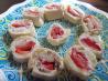 Strawberry & Cream Pinwheel Appetizers. Recipe by Baby Kato
