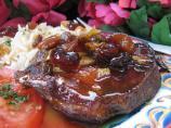 Saucy Pork Chops With Cranberries for the Crock Pot!
