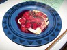 Waffles With Two Berry Syrup. Recipe by wife2abadge
