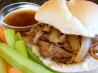 French Dip Roast Beef Sandwiches