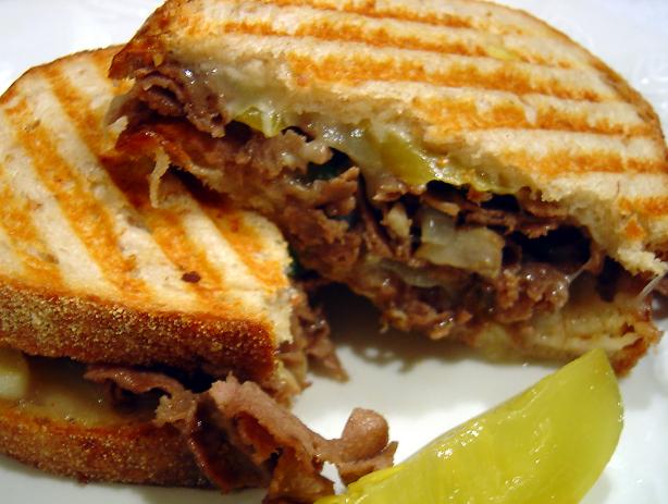 Cheesesteak Panini. Photo by Sue Lau
