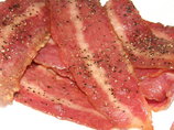 Peppered Turkey Bacon-Oven Made