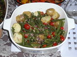 Provencial Style Potatoes and Green Beans